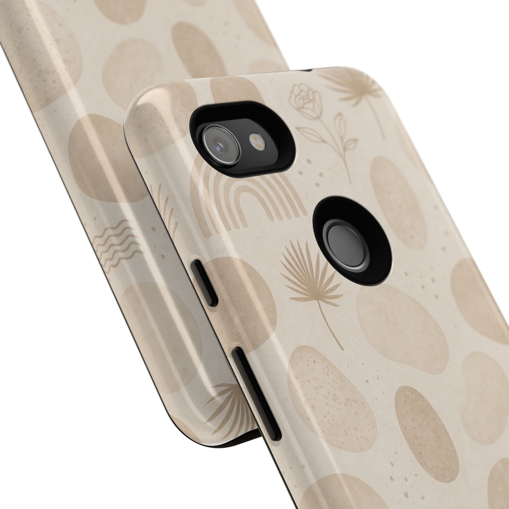 Neutral Pebble Pattern Tough iPhone Case  Shamo's
