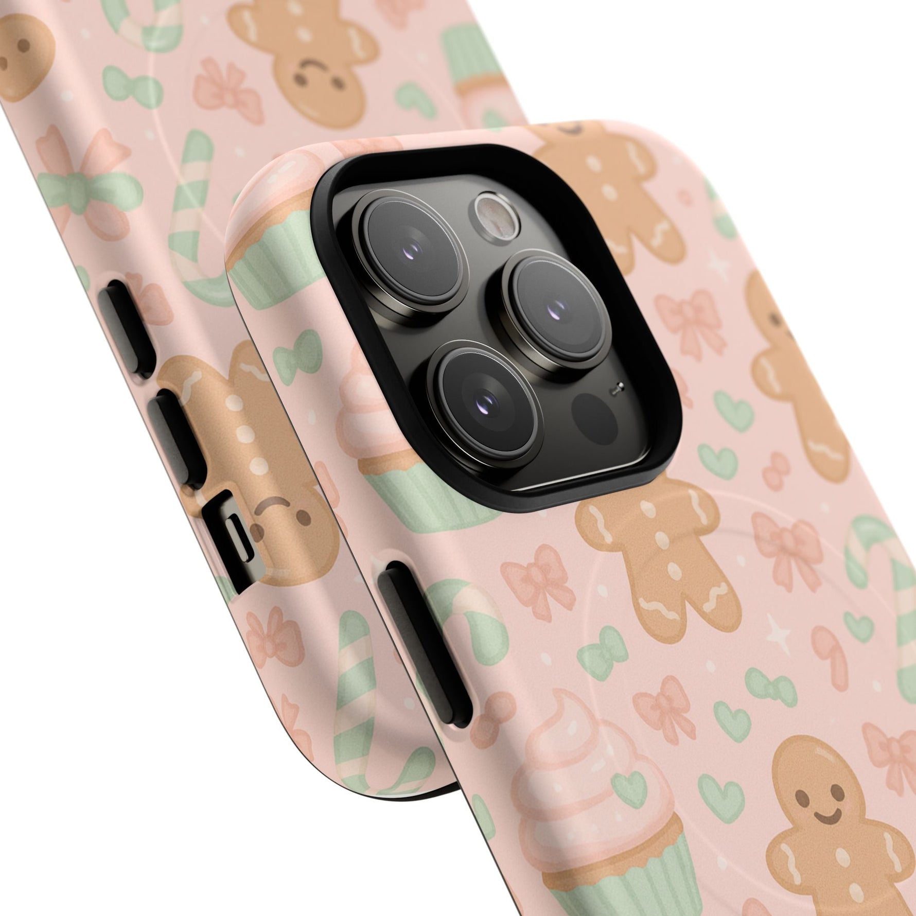 Gingerbread Candy Holiday Tough iPhone Case | compatible with MagSafe  Shamo's