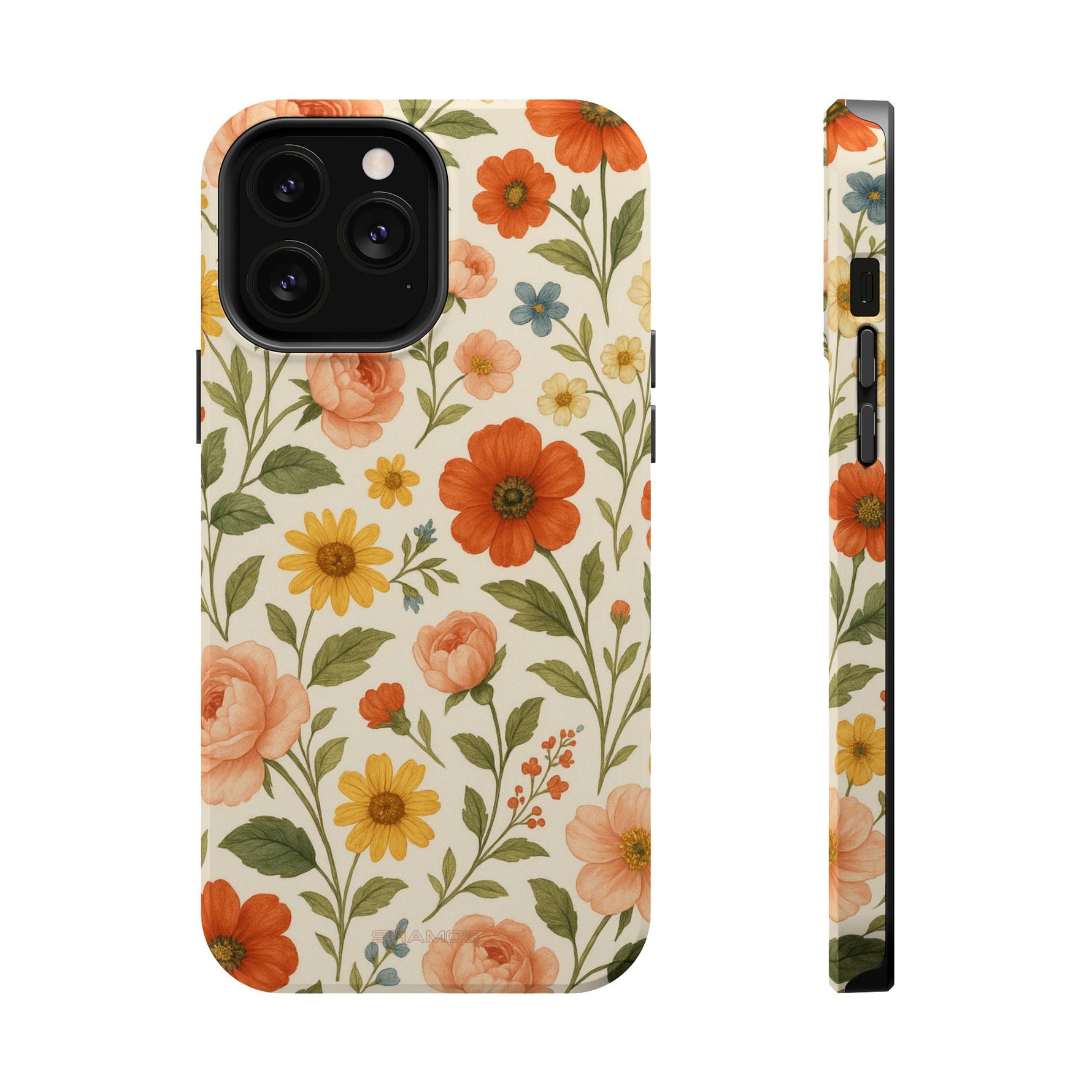 Floral Vintage Garden iPhone Case — with MagSafe