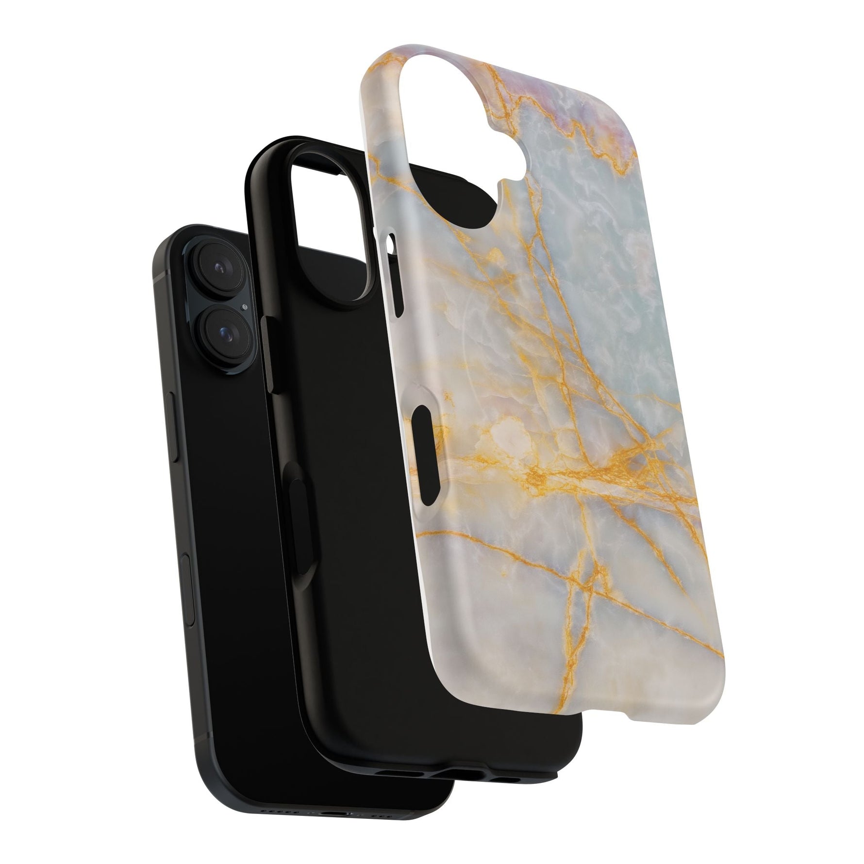 Marble Gold Vein iPhone Case (MagSafe Compatible)  Shamo's