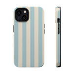 Blue Strips Pattern iPhone Case Compatible with MagSafe - Shamo's