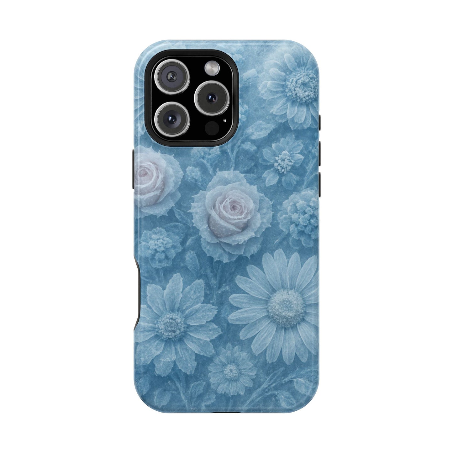Frozen Beauty Floral Rose iPhone Case | MagSafe compatible  Shamo's iPhone 16 Pro Max / Glossy