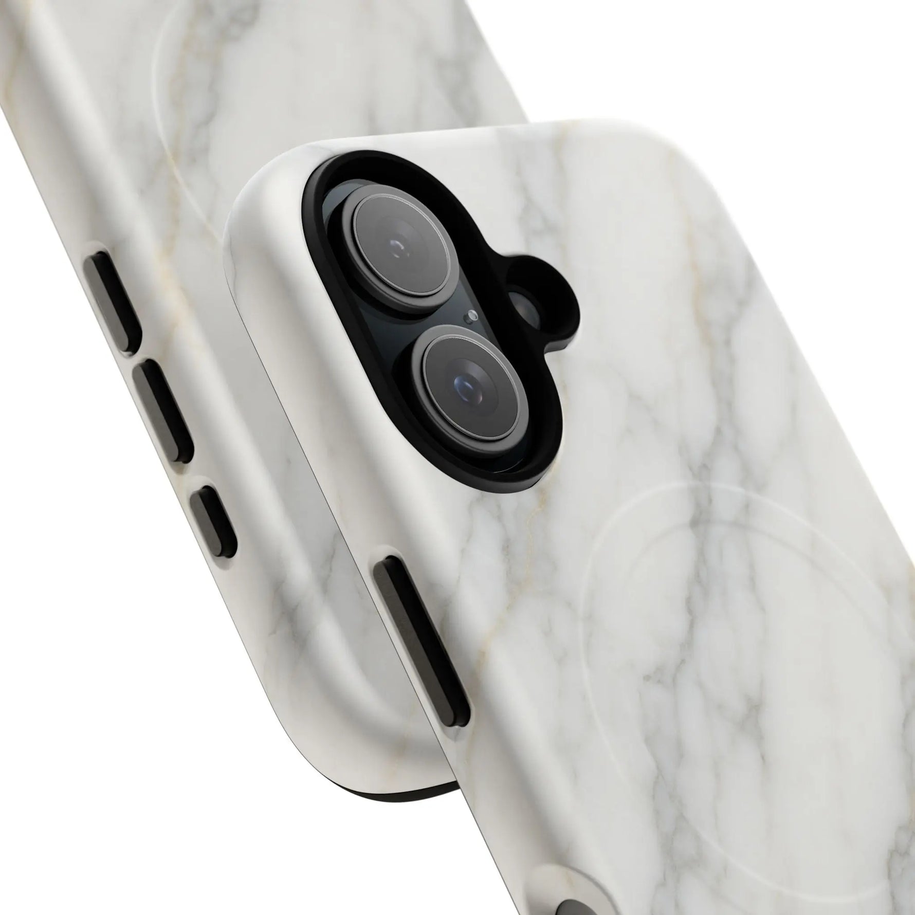 Classic White Marble iPhone Case with MagSafe  Shamo's