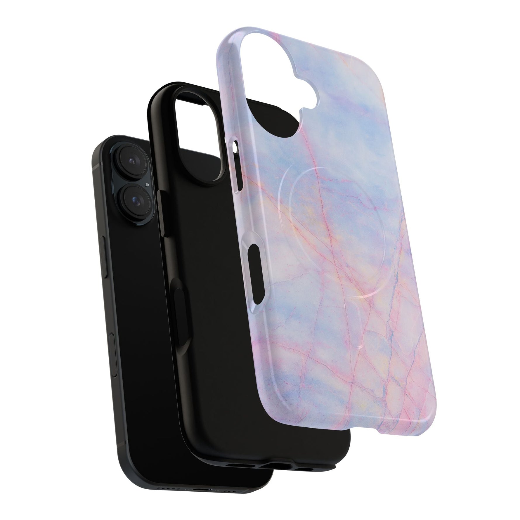 Pastel Marble iPhone Cover (MagSafe Compatible)  Shamo's