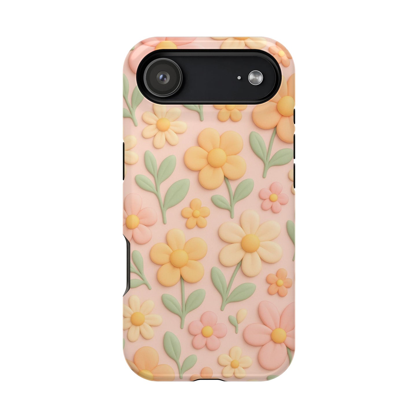 Vintage Floral 3D iPhone Case | MagSafe Compatible
