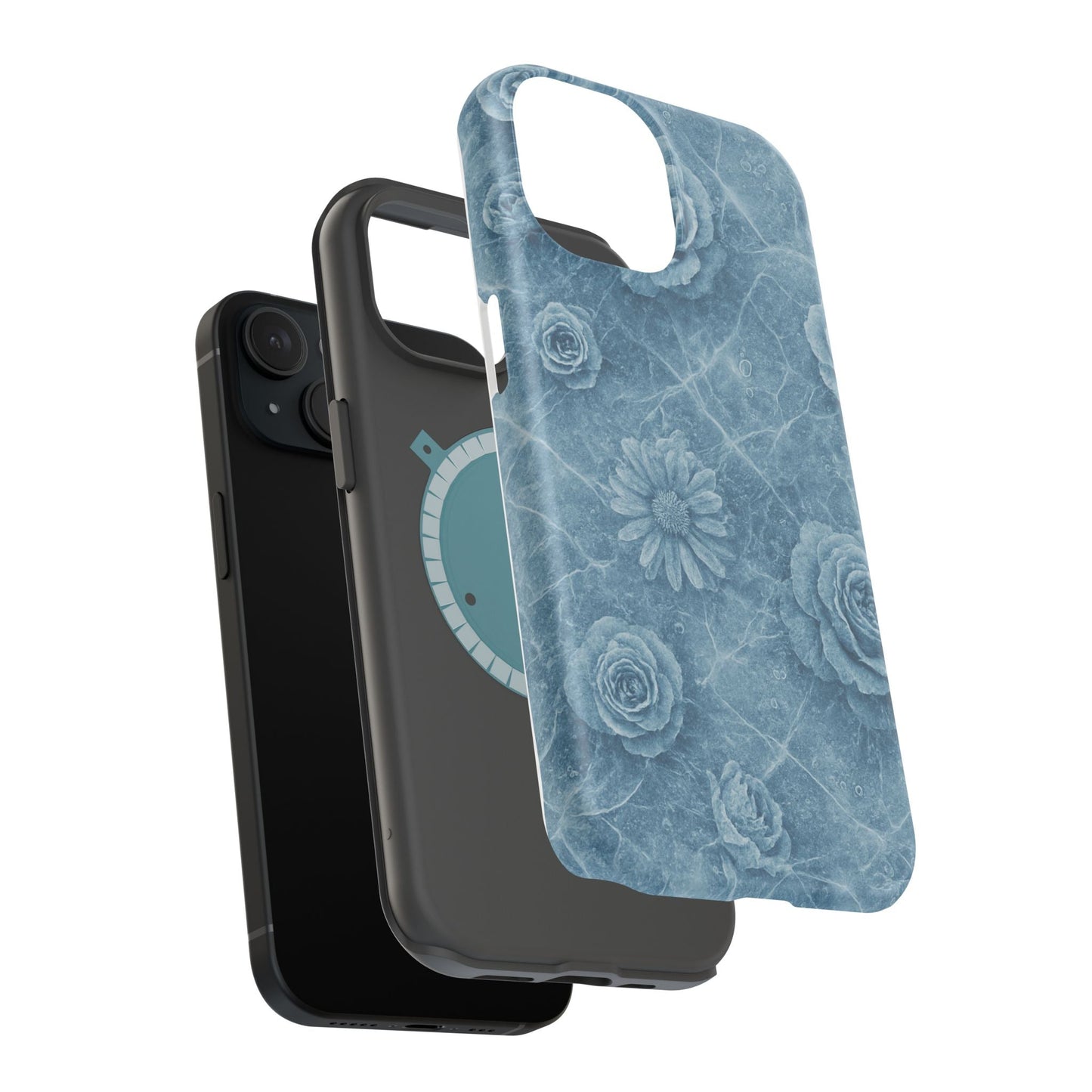 Frozen Flower Impact-Resistant iPhone Case — MagSafe Compatible  Shamo's