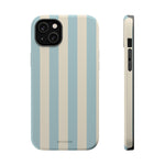 Blue Strips Pattern iPhone Case Compatible with MagSafe
