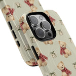 Teddy Bear on Holidays iPhone Magnetic Case with MagSafe
