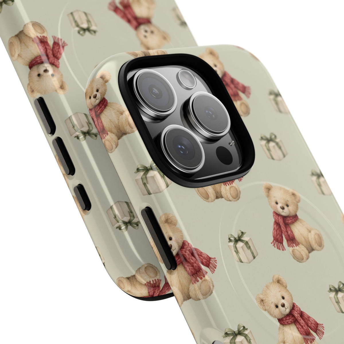 Teddy Bear on Holidays iPhone Magnetic Case with MagSafe