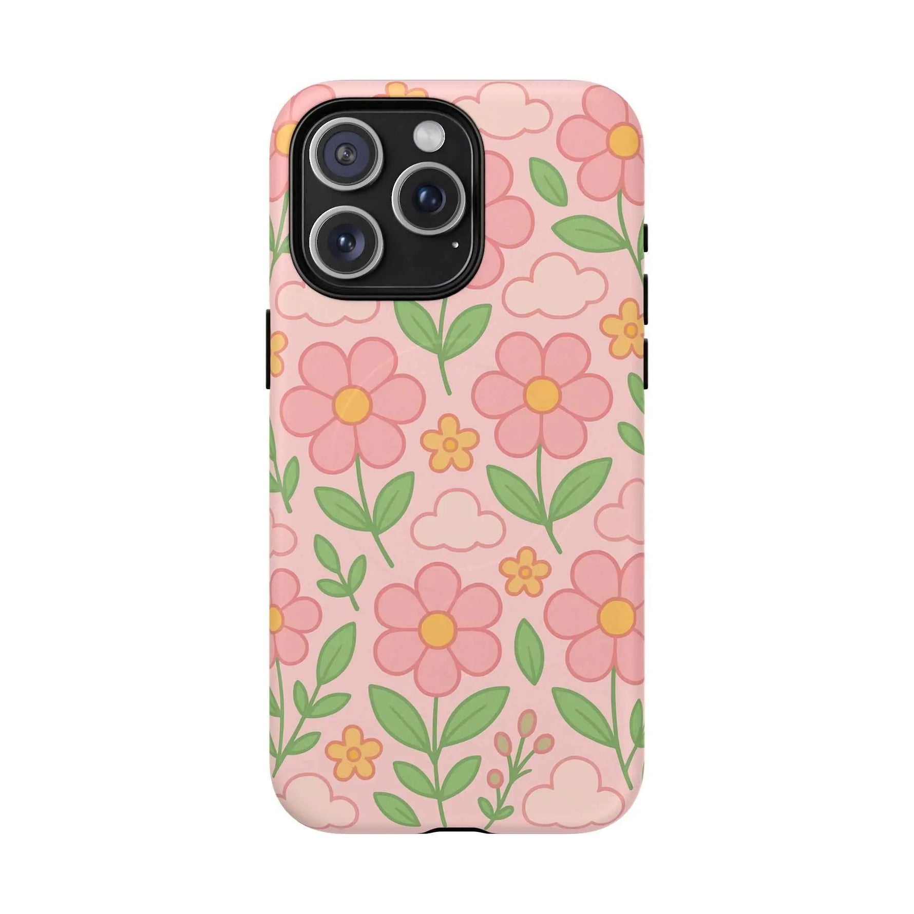 Floral Tough MagSafe Magnetic Phone Case - Stylish Protection for Your Device