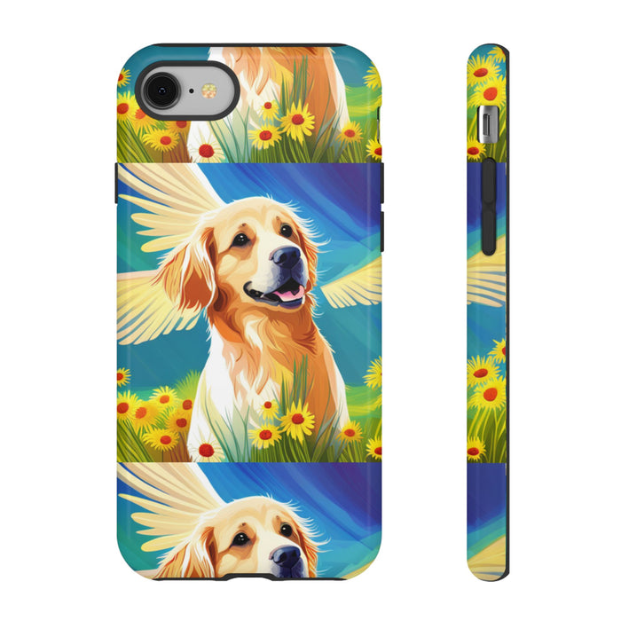 Tough Cases Golden Retriever with Wings Phone case