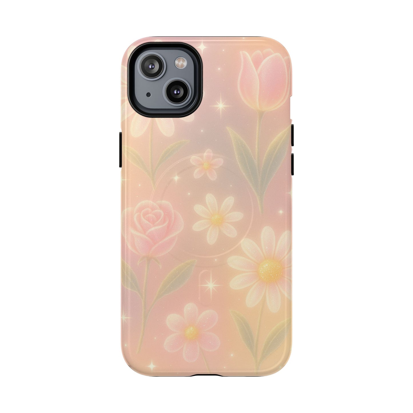 Sparkle Garden Floral iPhone Case with MagSafe