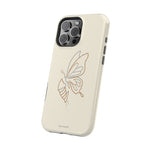 Butterfly Transformation from Caterpillar Minimalist Magnetic Impact-Resistant Phone Case with Magsafe
