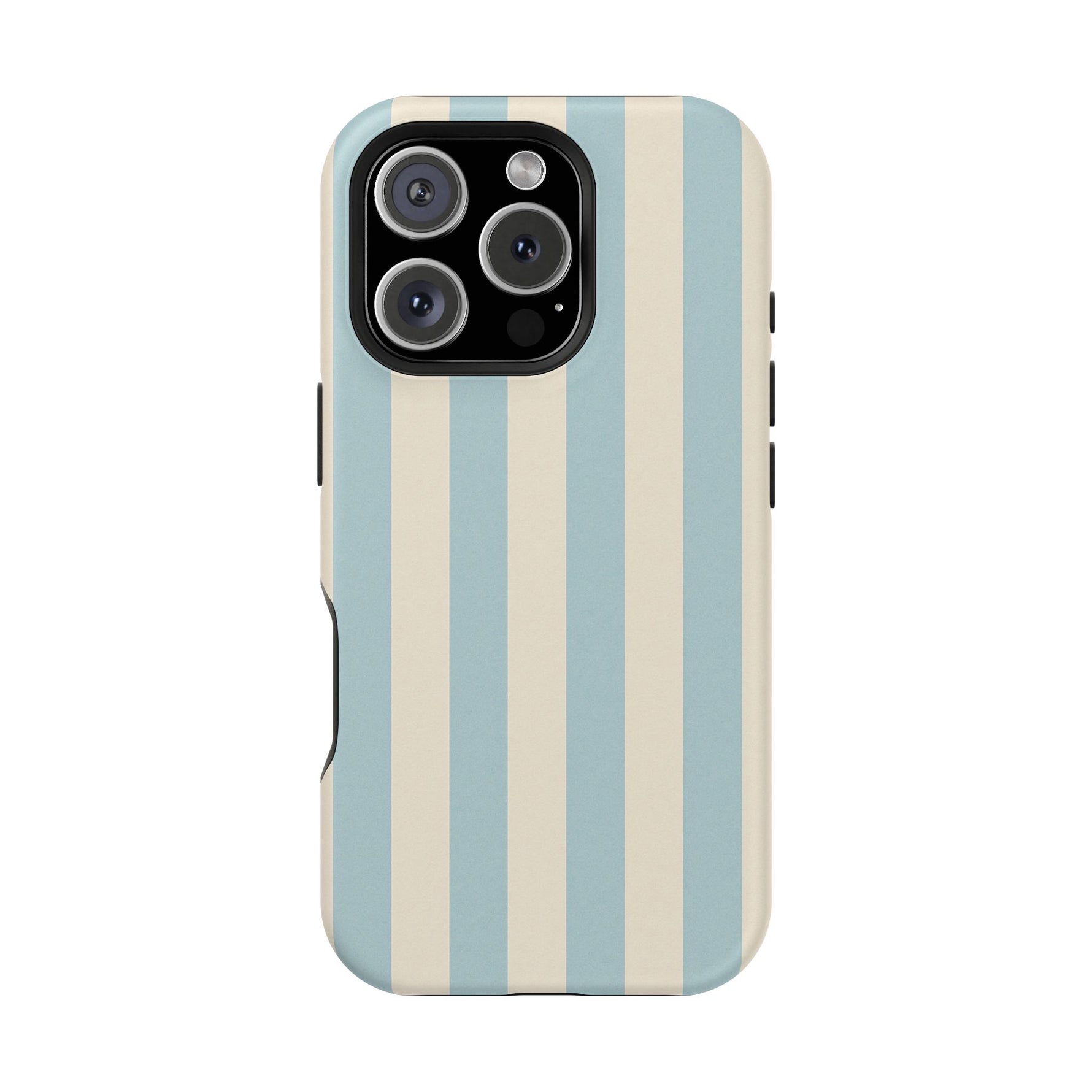 Blue Strips Pattern iPhone Case Compatible with MagSafe - Shamo's