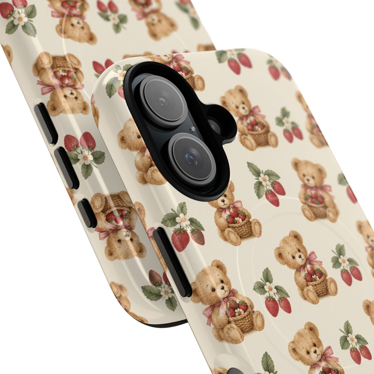 Teddy Berry Basket iPhone Case with MagSafe