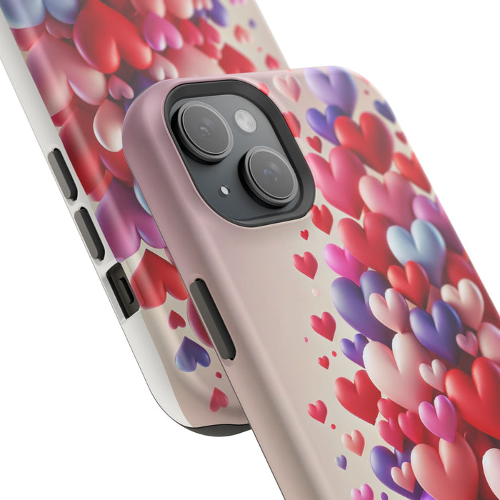 Shamo's Phone Case | MagSafe Compatible | Love Hearts Theme for iPhone 17 and more