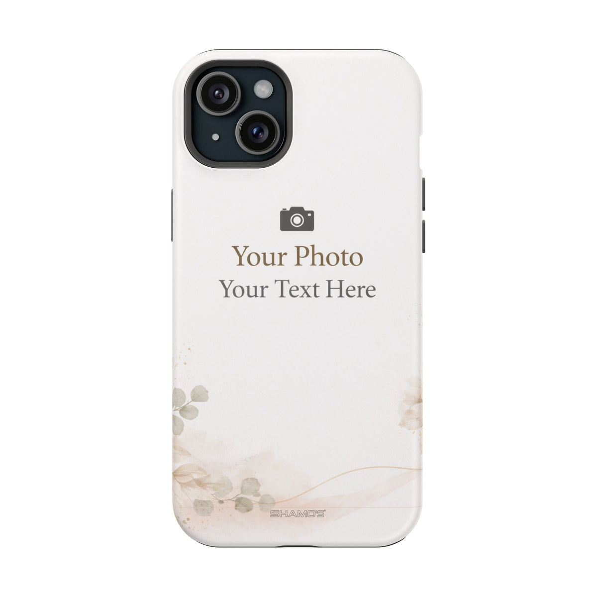 Personalizable Impact-Resistant Phone Case — Add Photo & Text