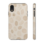 Neutral Pebble Pattern Tough iPhone Case - Shamo's