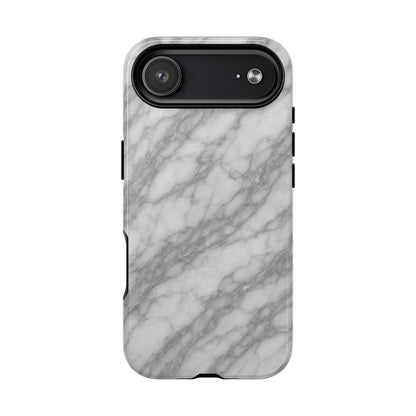 Silver Mist Marble iPhone Case with MagSafe - Shamo's