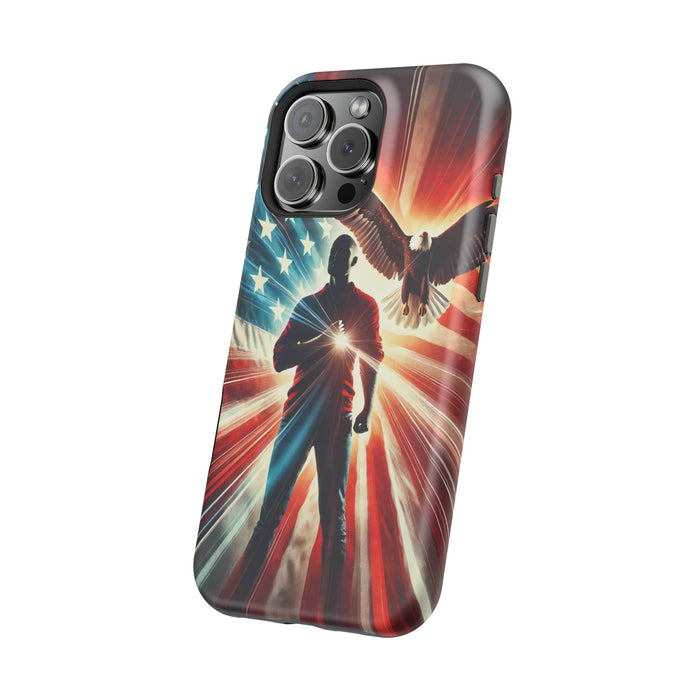 Magnetic Tough Phone Case with MagSafe Compatibility - Proud American Design Edition