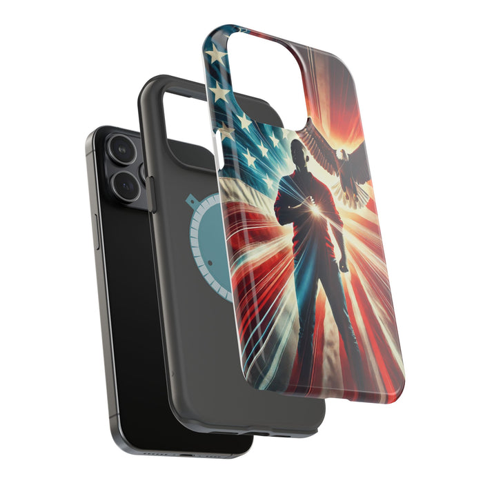 Magnetic Tough Phone Case with MagSafe Compatibility - Proud American Design Edition