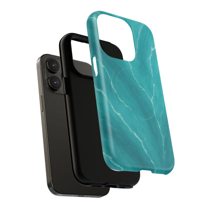 Ocean Aura Marble iPhone Case — MagSafe Compatible