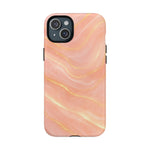 Luxury Series Pink Marble iPhone Case compatible with MagSafe - Shamo's