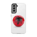 Tough Phone Cases with Albanian soccer flag - Shamo's