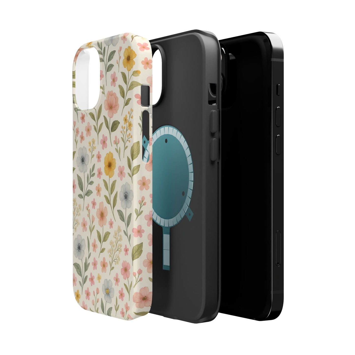 Floral Garden Impact iPhone Case with MagSafe compatibility  Shamo's
