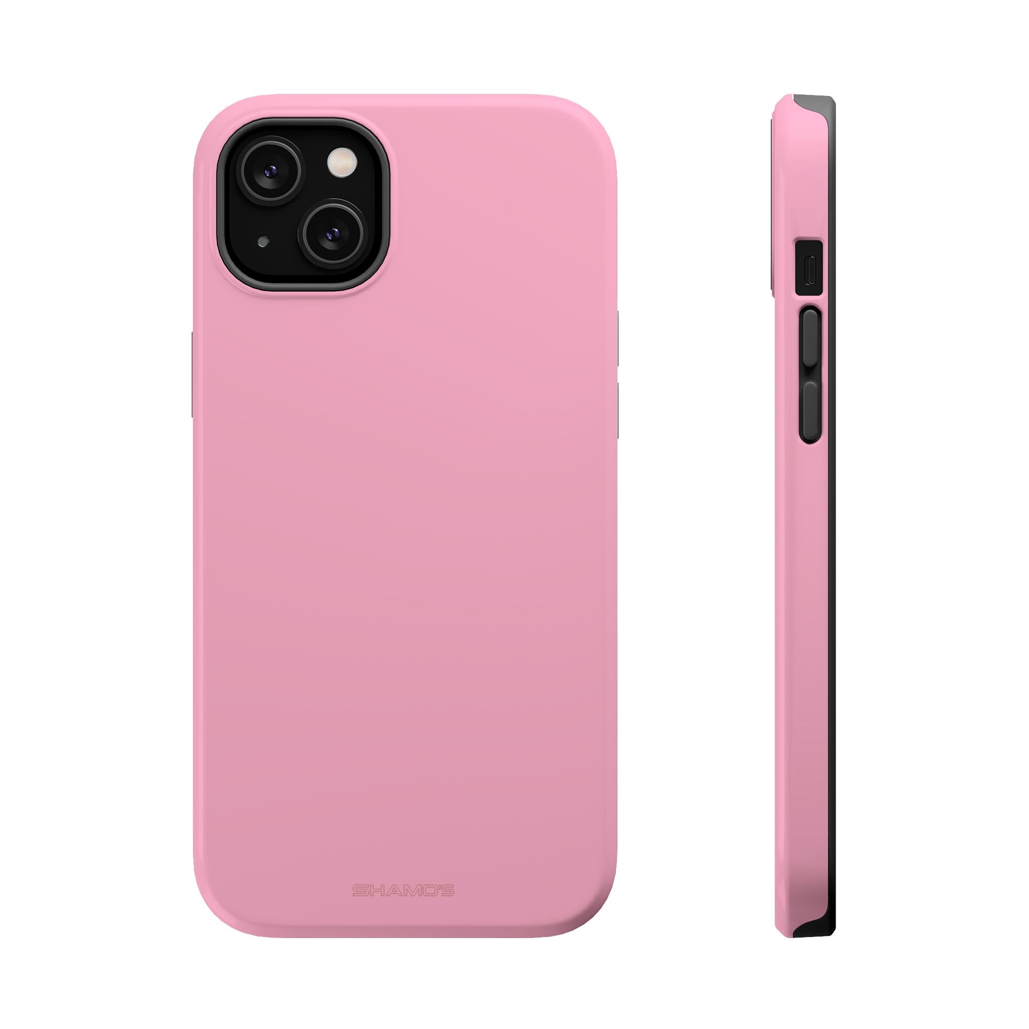 Plain pastel pink phone case