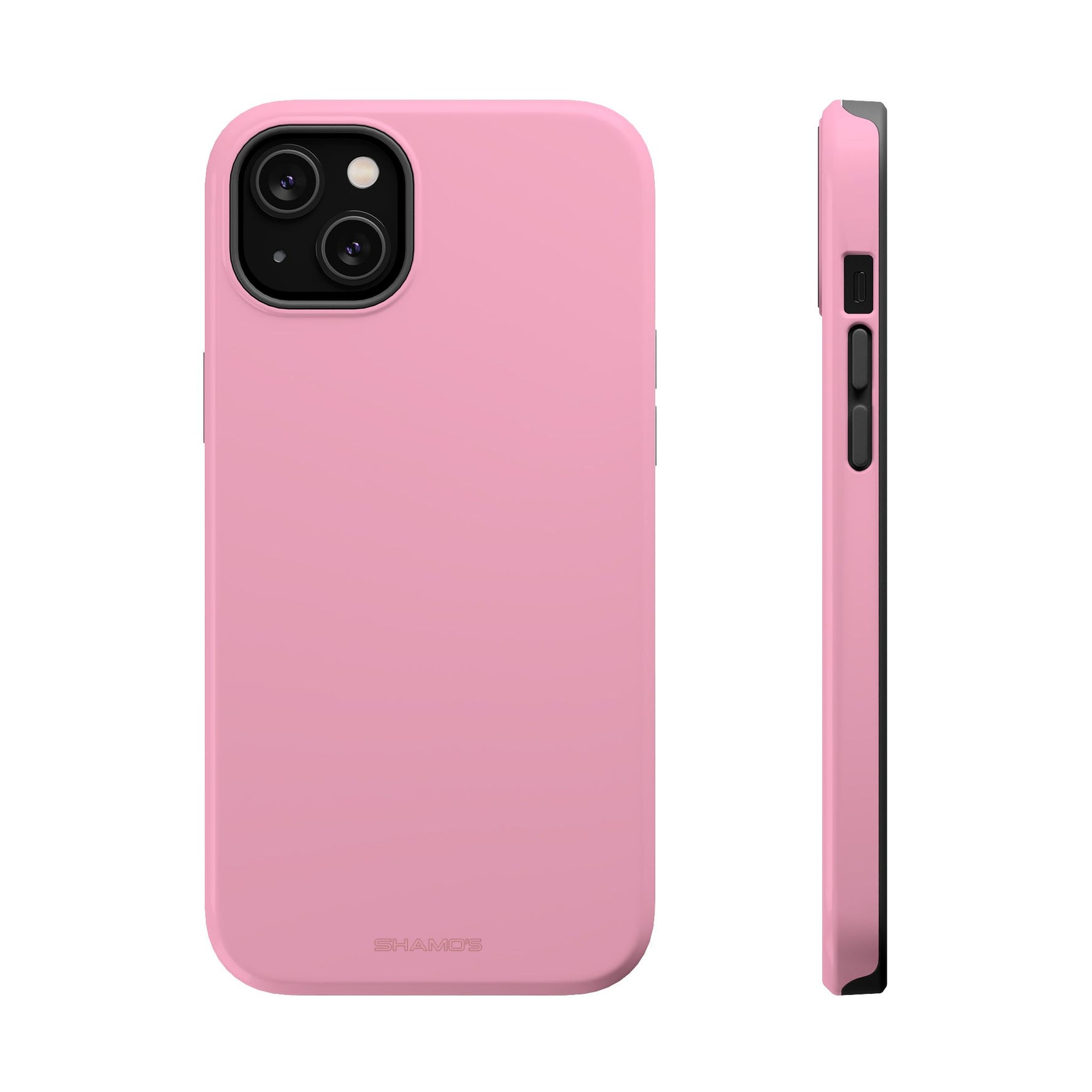 Cotton Candy Pastel Pink Impact-Resistant Phone Case | Slim Protective MagSafe-Compatible Cover