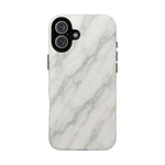 Classic White Marble iPhone Case with MagSafe - Shamo's