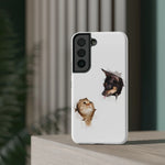 Impact-Resistant Cases with a cat and a dog - Shamo's