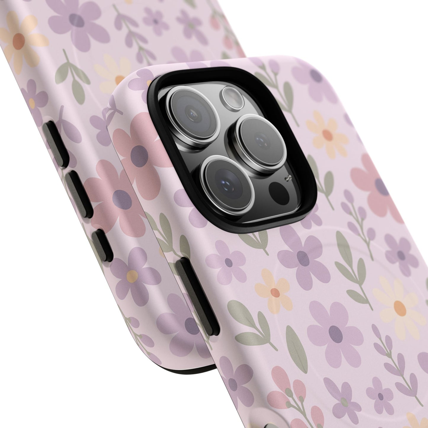 Floral Magnetic | Compatible with MagSafe Phone Case - Stylish and Durable Protection