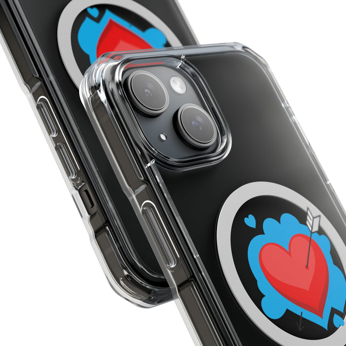 Magnetic Clear Phone Case | Compatible with MagSafe | Be Mine Love Edition