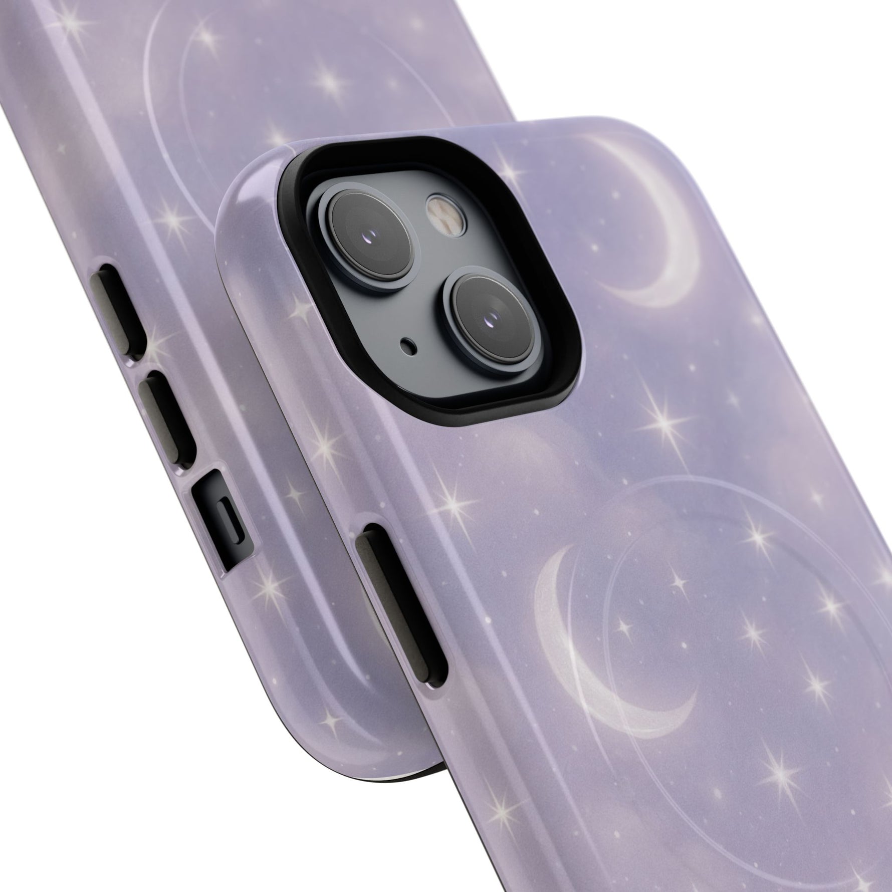 Celestial Lavender iPhone Case — Moon & Stars MagSafe Compatible - Shamo's