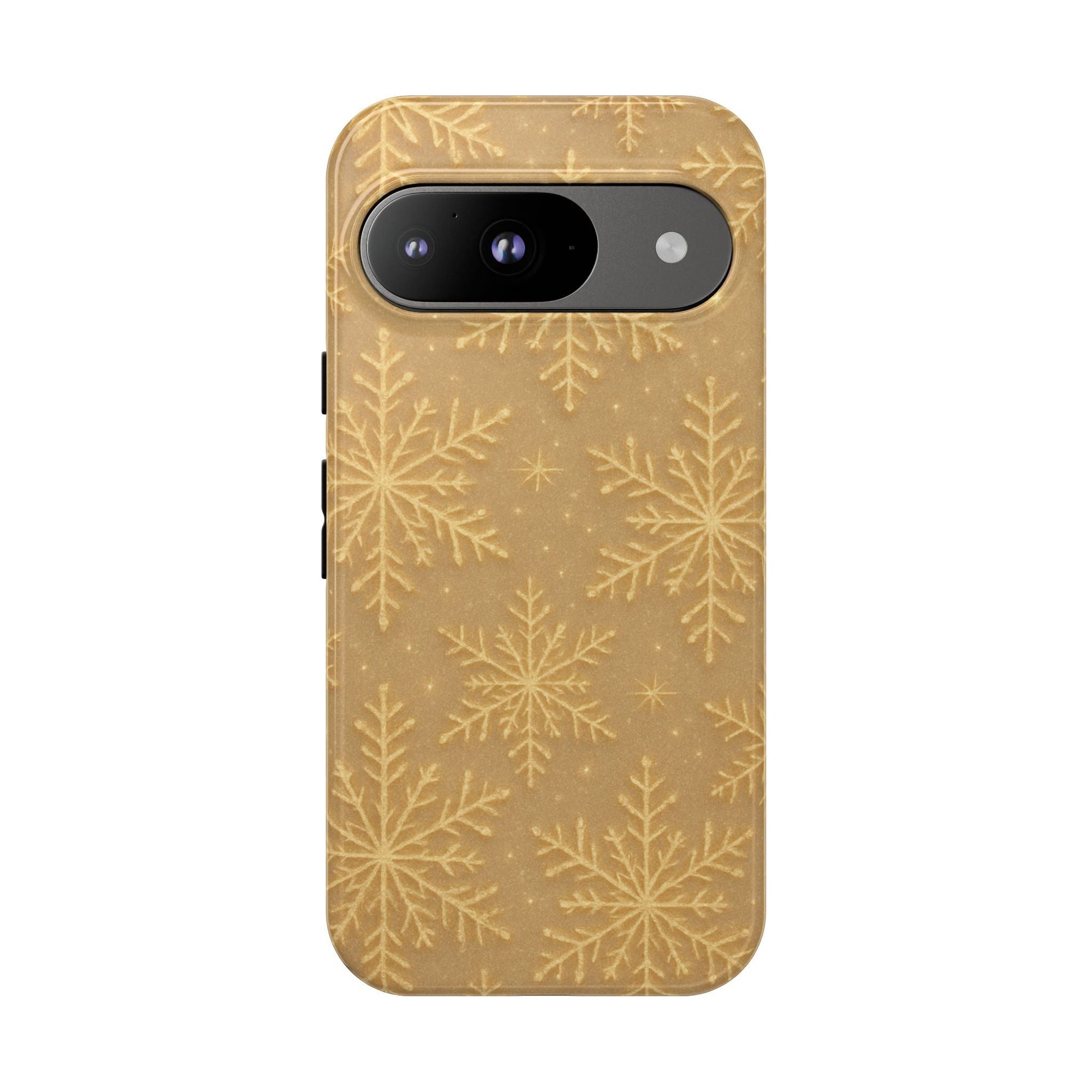 Golden Snowflake Holiday iPhone Case  Shamo's Google Pixel 9 / Glossy