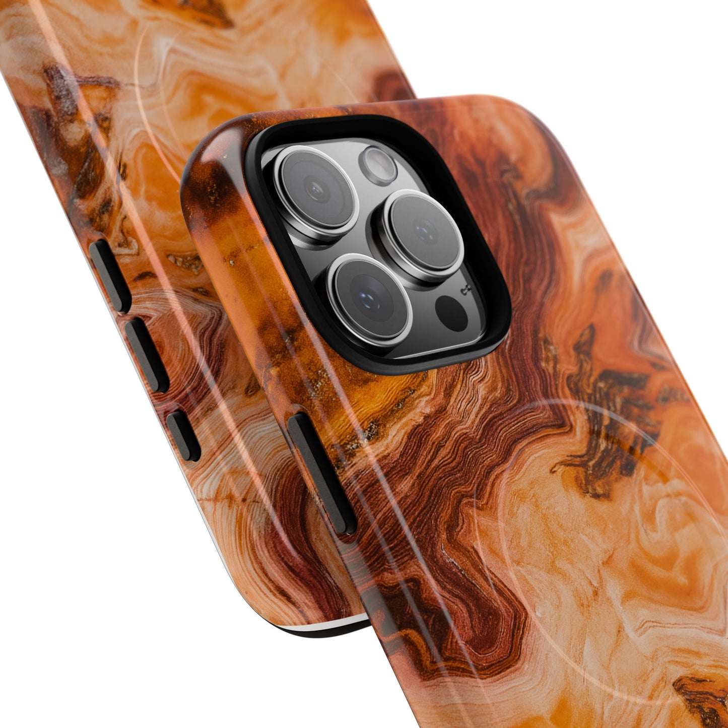 Amber Agate Marble iPhone Case — compatible with MagSafe