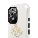 Minimalist Impact-Resistant iPhone Case, Heart Root Illustration ("Growth. Healing. Strength.") MagSafe Compatible - iPhone 17 / Glossy - Shamo's