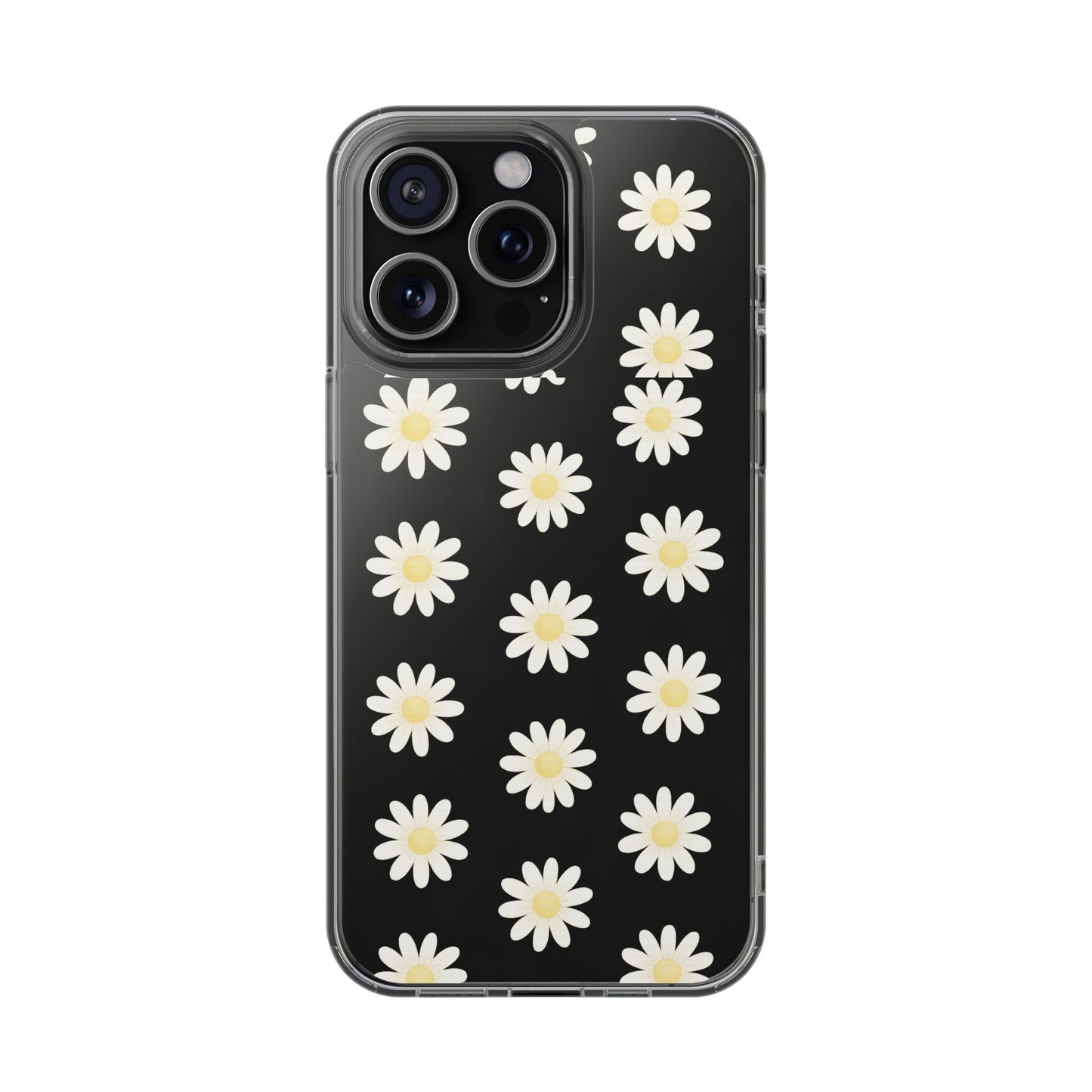 Daisy Floral Clear iPhone Case - Shamo's