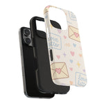 Pastel Love Letter Hearts Impact Phone Case  Shamo's