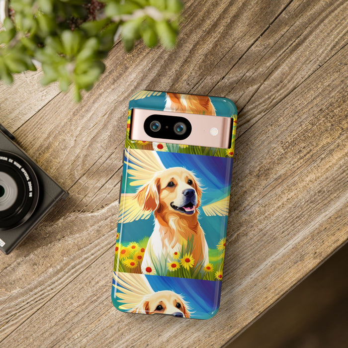 Tough Cases Golden Retriever with Wings Phone case