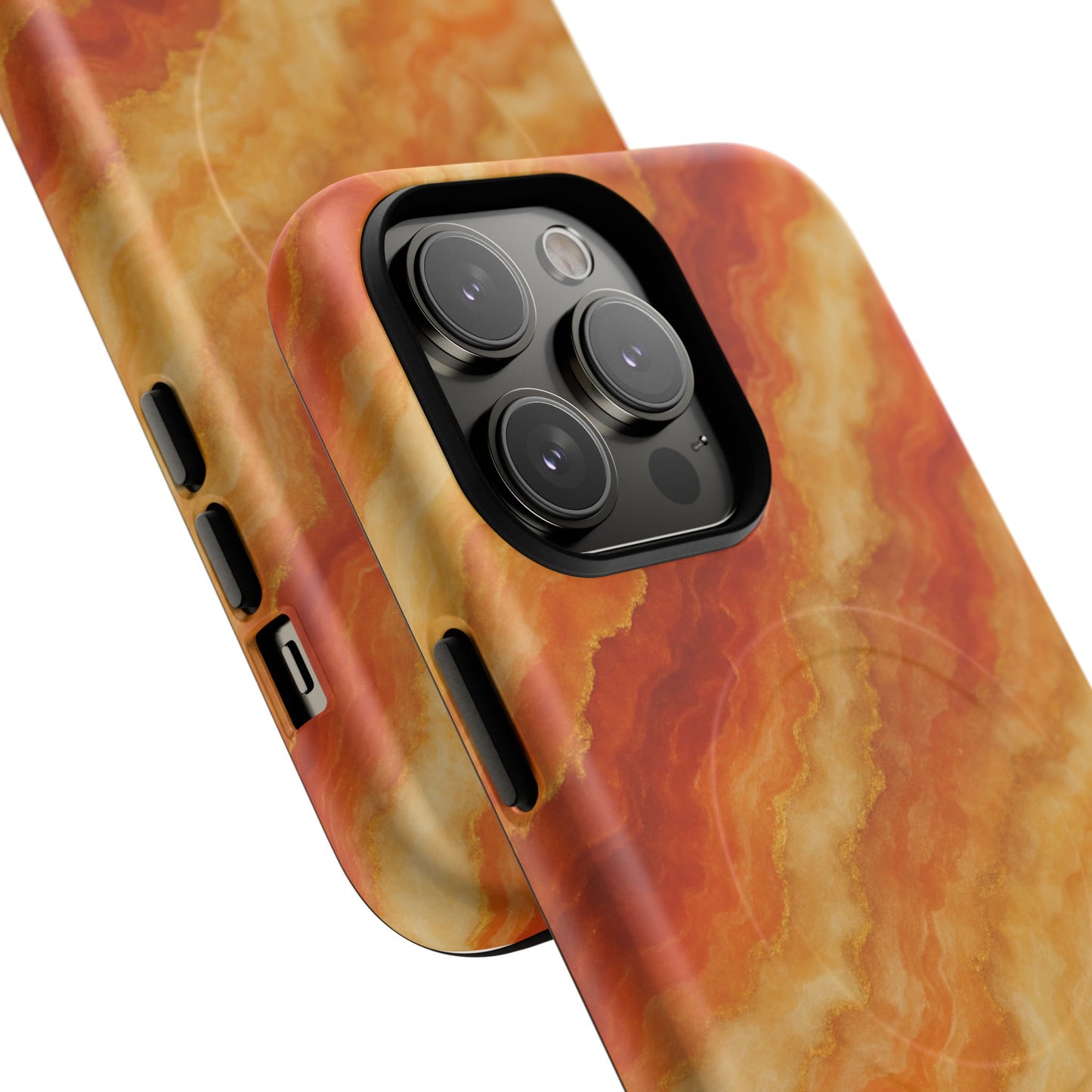 Amber Agate Marble iPhone Case with MagSafe