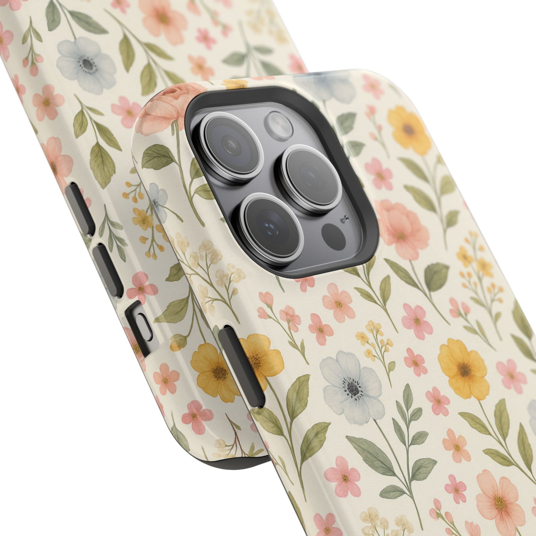 Floral Garden Impact iPhone Case with MagSafe compatibility  Shamo's