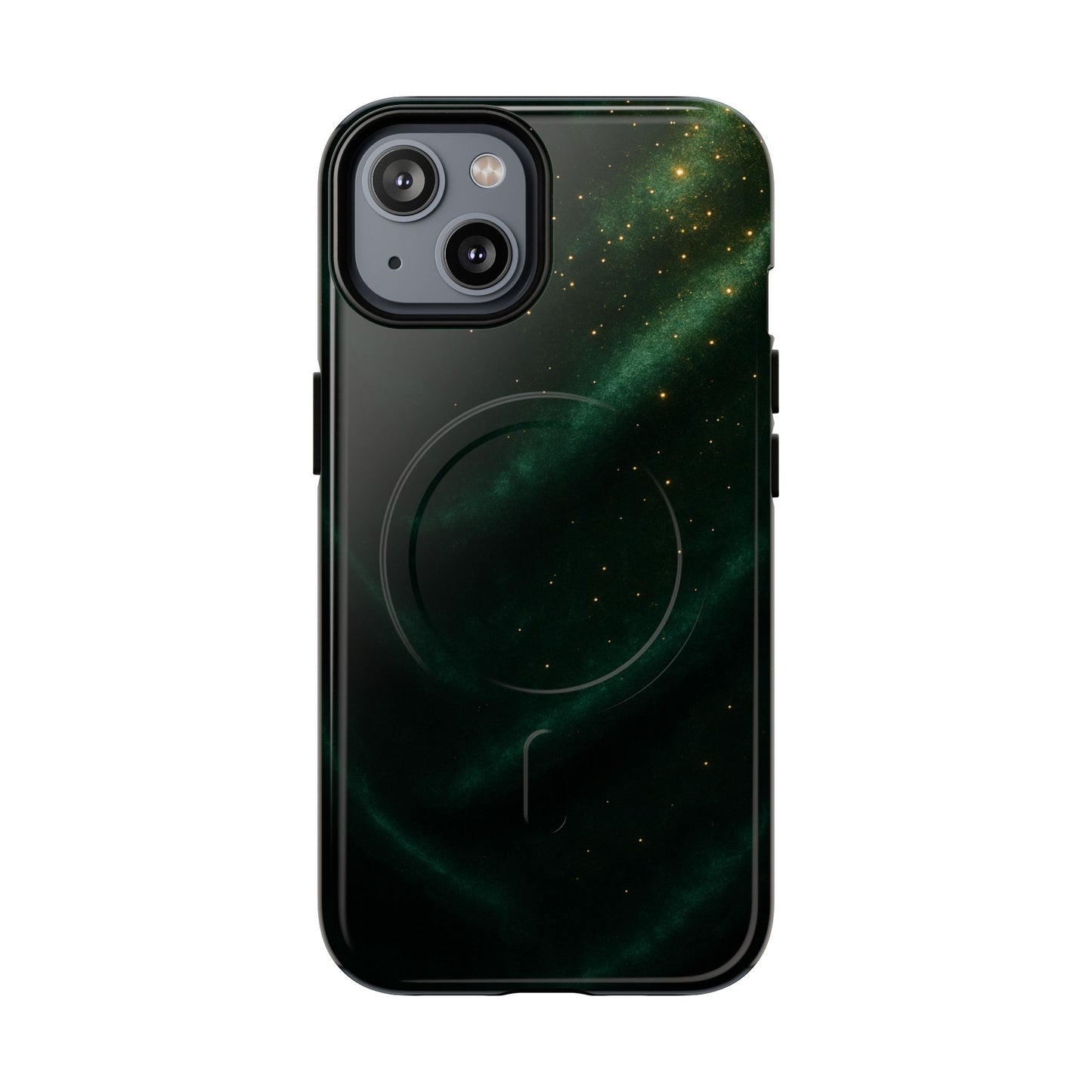 Luxury Series Emerald Galaxy iPhone Case with MagSafe - Shamo's