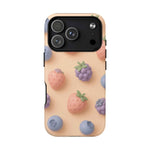 Fruitful 3D Strawberries Berries Tough Magnetic MagSafe Phone Case