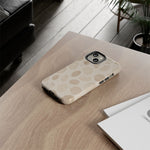 Neutral Pebble Pattern Tough iPhone Case  Shamo's
