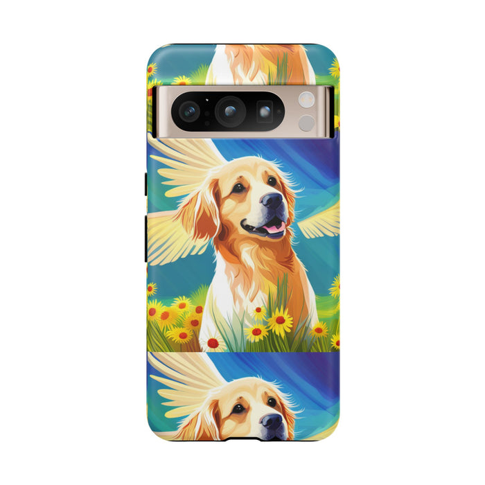 Tough Cases Golden Retriever with Wings Phone case