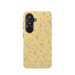 Honey Paisley MagSafe Phone Case, glossy Samsung Galaxy S26, rear view