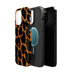 Leopard Print Impact-Resistant iPhone Case with MagSafe Compatibility  Shamo's